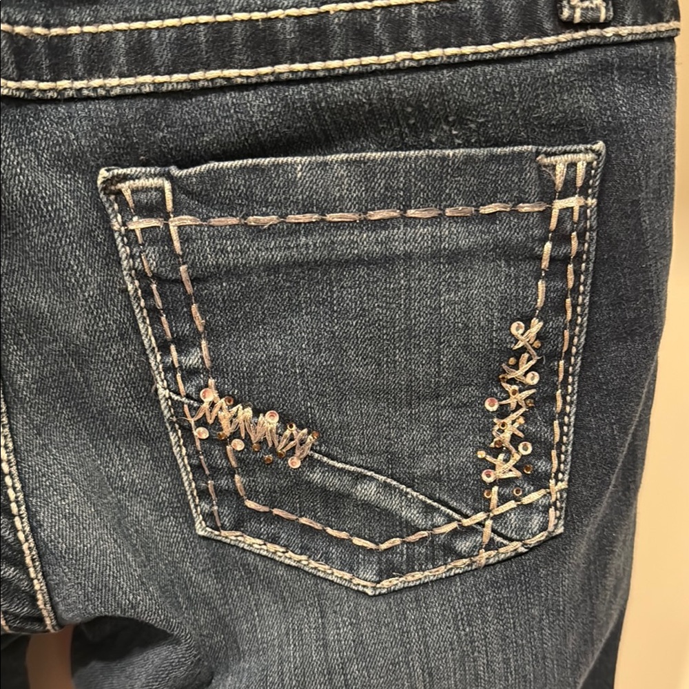 BKE Starlite Flare Wide Leg Jeans with Stretch